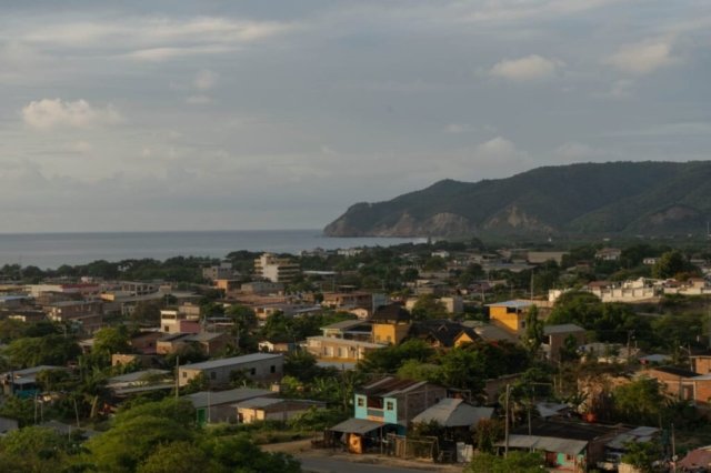 View of Puerto Lopez/ocean #PL12212024